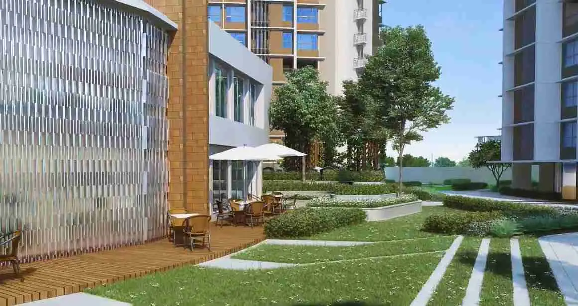 Kalpataru Paramount Landscaped Garden Clubhouse View Kapurbawdi Thane West